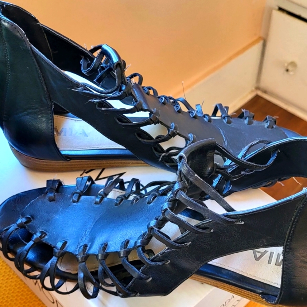 COPY - Mia leather strappy sandals